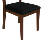 Cadeira De Rattan Com Encosto De Palha Estofada Madeira Maciç