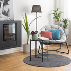 Cadeira Confort Aço 79x88cm Cinza Naterial