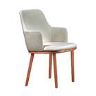 Cadeira Debra Off White E Madeira