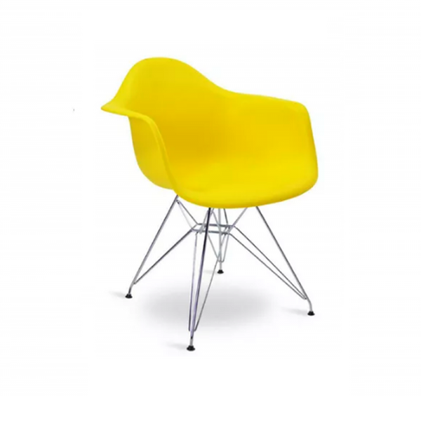 Cadeira Decorativa Amerela  Mk-965 - Makkon