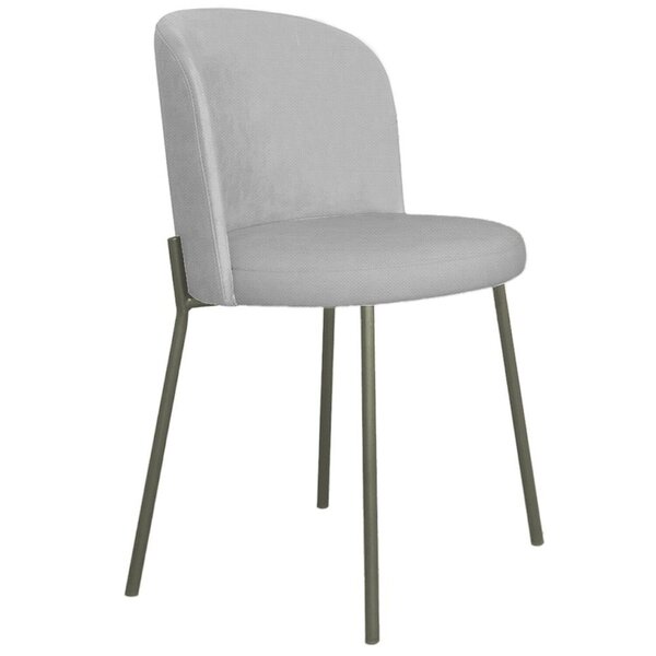 Cadeira Decorativa Ayla Titanium Linho Cinza/titanium