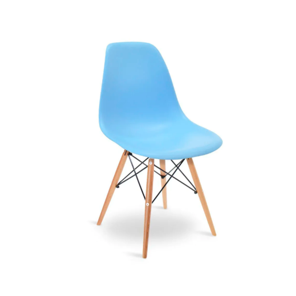 Cadeira Decorativa Azul Mk-981 - Makkon