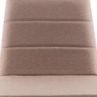 Cadeira Decorativa Base Aço Preto F40 Linho Dmobiliario