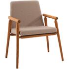 Cadeira Decorativa Base Madeira F56 Dmobiliario