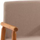 Cadeira Decorativa Base Madeira F56 Dmobiliario