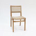 Cadeira Decorativa Corda Nautica Areia Pes Madeira Nacc