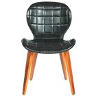 Cadeira Decorativa De Escritório Recepção Granclass Pu Sintét