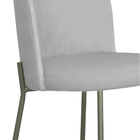 Cadeira Decorativa Elegance Base Titanium Linho Cinza - Monta