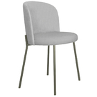 Cadeira Decorativa Elegance Base Titanium Linho Cinza - Monta