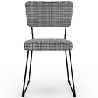 Cadeira Decorativa Estofada Para Sala De Jantar Allana L02 Pi