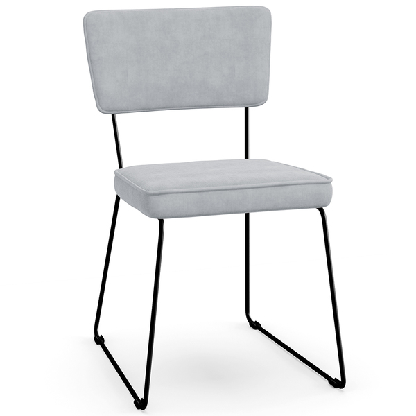 Cadeira Decorativa Estofada Para Sala De Jantar Allana L02 Su