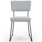 Cadeira Decorativa Estofada Para Sala De Jantar Allana L02 Su