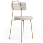 Cadeira Decorativa Estofada Para Sala De Jantar Barcelona Are