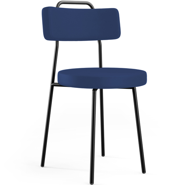 Cadeira Decorativa Estofada Para Sala De Jantar Barcelona L02