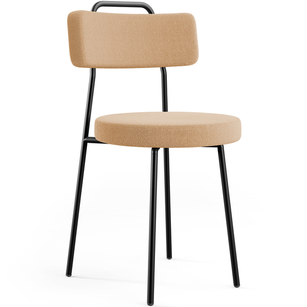 Cadeira Decorativa Estofada Para Sala De Jantar Barcelona L02