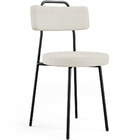 Cadeira Decorativa Estofada Para Sala De Jantar Barcelona L02