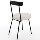 Cadeira Decorativa Estofada Para Sala De Jantar Haia F01 Linh