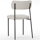 Cadeira Decorativa Estofada Para Sala De Jantar Melina L02 Bo