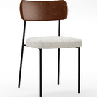 Cadeira Decorativa Estofada Para Sala De Jantar Melina L02 Co