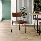 Cadeira Decorativa Estofada Para Sala De Jantar Melina L02 Co