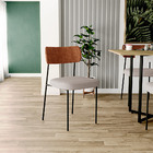 Cadeira Decorativa Estofada Para Sala De Jantar Melina L02 Co