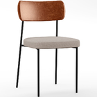 Cadeira Decorativa Estofada Para Sala De Jantar Melina L02 Co