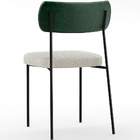 Cadeira Decorativa Estofada Para Sala De Jantar Melina L02 Fa