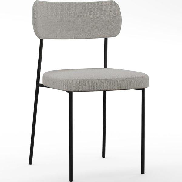 Cadeira Decorativa Estofada Para Sala De Jantar Melina L02 Li