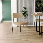 Cadeira Decorativa Estofada Para Sala De Jantar Melina L02 Li