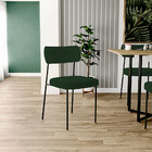 Cadeira Decorativa Estofada Para Sala De Jantar Melina L02 Su