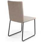 Cadeira Decorativa Estofada Para Sala De Jantar Preto Maya L0