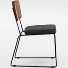 Cadeira Decorativa Estofada Sala Jantar Allana L02 Couríssimo