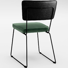 Cadeira Decorativa Estofada Sala Jantar Allana L02 Couríssimo