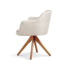 Cadeira Decorativa Giratória Eros Nude