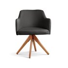 Cadeira Decorativa Giratória Eros Preto