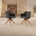 Cadeira Decorativa Giratória Eros Preto