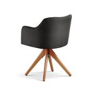 Cadeira Decorativa Giratória Eros Preto