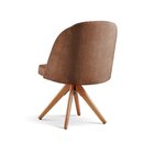 Cadeira Decorativa Giratória Lua Marrom