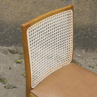 Cadeira Decorativa Nicoly Em Madeira Maciça E Tela Sextavada