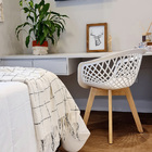 Cadeira Decorativa Para Sala De Jantar Madri Com Base De Made