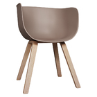 Cadeira Decorativa Para Sala E Cozinha Angélica (pp) Nude G56