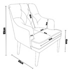 Cadeira Decorativa Paris Retro Suede Branco - Dominic Decor