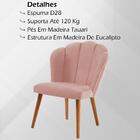 Cadeira Decorativa Pes Tauari F92 Veludo Dmobiliario