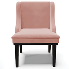 Cadeira Decorativa Sala De Jantar Base Fixa De Madeira Firenz