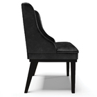 Cadeira Decorativa Sala De Jantar Base Fixa De Madeira Firenz