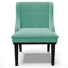 Cadeira Decorativa Sala De Jantar Base Fixa De Madeira Firenz