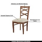 Cadeira Decorativa Sala De Jantar Madeira Maciça Aramu Facto