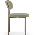 Cadeira Decorativa Sala De Jantar Melina Base Arena L02 Boucl