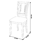 Cadeira Decorativa Sala De Jantar Odisseu Madeira Maciça List