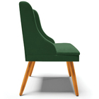 Cadeira Decorativa Sala De Jantar Pés Palito De Madeira Firen